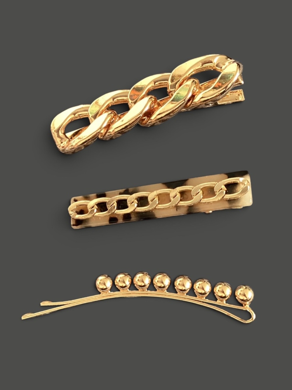 Trio of Hair Clips